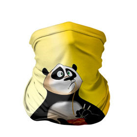 Бандана-труба 3D с принтом Кунг фу панда в Санкт-Петербурге, 100% полиэстер, ткань с особыми свойствами — Activecool | плотность 150‒180 г/м2; хорошо тянется, но сохраняет форму | kung fu | kung fu panda | panda | кунг фу | кунг фу панда | кунгфу | панда. кунг фу | по