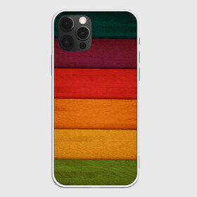 Чехол для iPhone 12 Pro Max с принтом Colored fence в Санкт-Петербурге, Силикон |  | Тематика изображения на принте: color | полосочки | цвет