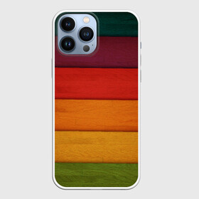 Чехол для iPhone 13 Pro Max с принтом Colored fence в Санкт-Петербурге,  |  | color | полосочки | цвет