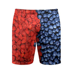 Мужские шорты 3D спортивные с принтом Ягодка в Санкт-Петербурге,  |  | клубника | малина | черника | ягода | ягодка | ягодный