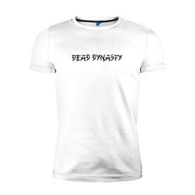 Мужская футболка премиум с принтом Dead dynasty в Санкт-Петербурге, 92% хлопок, 8% лайкра | приталенный силуэт, круглый вырез ворота, длина до линии бедра, короткий рукав | Тематика изображения на принте: dead | dynasty | pharaoh | pharaon | скр | фараон