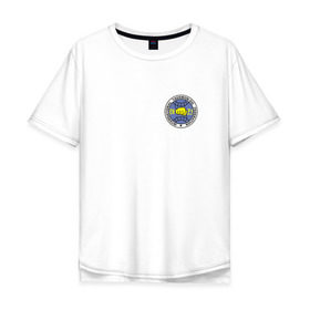 Мужская футболка хлопок Oversize с принтом Taekwondo ITF в Санкт-Петербурге, 100% хлопок | свободный крой, круглый ворот, “спинка” длиннее передней части | Тематика изображения на принте: тхэквондо