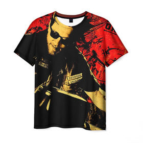 Мужская футболка 3D с принтом Sons Of Anarchy в Санкт-Петербурге, 100% полиэфир | прямой крой, круглый вырез горловины, длина до линии бедер | sons of anarchy | анархии | сыны