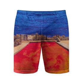 Мужские шорты 3D спортивные с принтом Red Hot Chili Peppers в Санкт-Петербурге,  |  | chili | heavy | hot | metal | peppers | red | rhcp | rock | trash | кидис | метал | рок | хеви | энтони