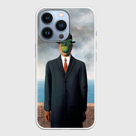 Чехол для iPhone 13 Pro с принтом Сын человеческий в Санкт-Петербурге,  |  | art | искусство | рене | рене магритт | сын человеческий