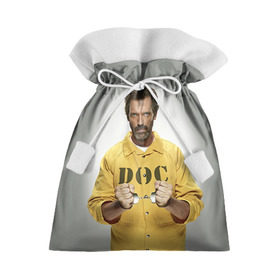 Подарочный 3D мешок с принтом Доктор Хаус в Санкт-Петербурге, 100% полиэстер | Размер: 29*39 см | Тематика изображения на принте: doctor | house | все лгут | доктор | лори | хауз | хаус | хью