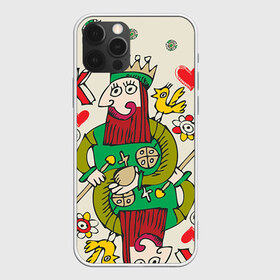 Чехол для iPhone 12 Pro Max с принтом Червовый король в Санкт-Петербурге, Силикон |  | 14 февраля | love | влюбленные | карты | королева | король | лав | любовь | пара | парные | подарок