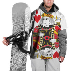 Накидка на куртку 3D с принтом Король в Санкт-Петербурге, 100% полиэстер |  | 14 февраля | love | влюбленные | карты | король | любовь | пара | парные