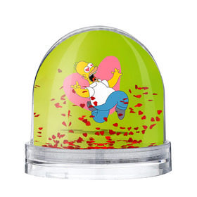 Водяной шар с принтом Гомер в Санкт-Петербурге, Пластик | Изображение внутри шара печатается на глянцевой фотобумаге с двух сторон | гомер