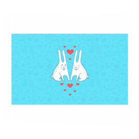 Бумага для упаковки 3D с принтом Зай и зая в Санкт-Петербурге, пластик и полированная сталь | круглая форма, металлическое крепление в виде кольца | 14 февраля | bear | love | teddy | валентин | влюбленный | зайчик | зая | заяц | любовь | милый | рисунок | сердечко | сердце