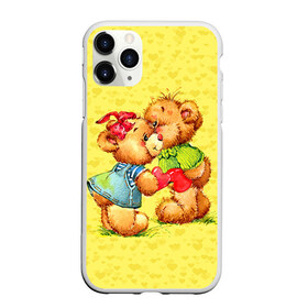 Чехол для iPhone 11 Pro матовый с принтом Влюбленные мишки в Санкт-Петербурге, Силикон |  | Тематика изображения на принте: 14 февраля | bear | love | teddy | валентин | влюбленный | любовь | милый | мишка | рисунок | сердечко | сердце