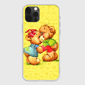 Чехол для iPhone 12 Pro Max с принтом Влюбленные мишки в Санкт-Петербурге, Силикон |  | Тематика изображения на принте: 14 февраля | bear | love | teddy | валентин | влюбленный | любовь | милый | мишка | рисунок | сердечко | сердце