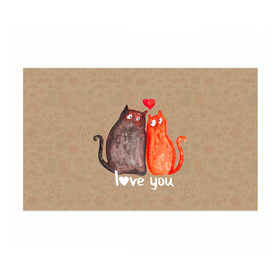 Бумага для упаковки 3D с принтом Влюбленные котики в Санкт-Петербурге, пластик и полированная сталь | круглая форма, металлическое крепление в виде кольца | 14 февраля | bear | love | teddy | валентин | влюбленный | киска | кот | котик | любовь | милый | рисунок | сердечко | сердце