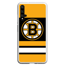 Чехол для Honor 20 с принтом Boston Bruins в Санкт-Петербурге, Силикон | Область печати: задняя сторона чехла, без боковых панелей | boston bruins | hockey | nhl | нхл | спорт | хоккей