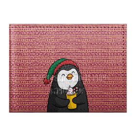 Обложка для студенческого билета с принтом Пингвиня в Санкт-Петербурге, натуральная кожа | Размер: 11*8 см; Печать на всей внешней стороне | Тематика изображения на принте: пингвин