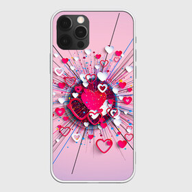 Чехол для iPhone 12 Pro Max с принтом Heart heart heart в Санкт-Петербурге, Силикон |  | 14 февраля | love | влюбленный | любовь | рисунок | сердечки | сердечко | сердце