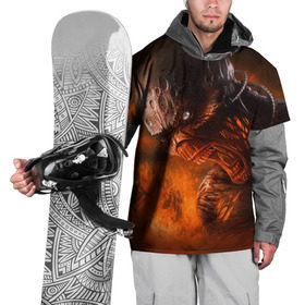 Накидка на куртку 3D с принтом Doom imp в Санкт-Петербурге, 100% полиэстер |  | Тематика изображения на принте: doom | game | гибель | дум | игра | игры | обреченность | шутер