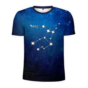 Мужская футболка 3D спортивная с принтом Дева в Санкт-Петербурге, 100% полиэстер с улучшенными характеристиками | приталенный силуэт, круглая горловина, широкие плечи, сужается к линии бедра | дева | звезда | звезды | знак зодиака | космос | созвездие