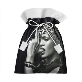 Подарочный 3D мешок с принтом Плохая девочка в Санкт-Петербурге, 100% полиэстер | Размер: 29*39 см | женщина | монохром