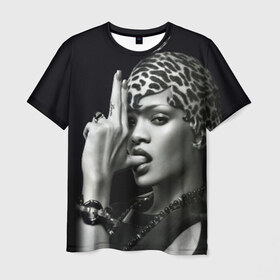Мужская футболка 3D с принтом Плохая девочка в Санкт-Петербурге, 100% полиэфир | прямой крой, круглый вырез горловины, длина до линии бедер | женщина | монохром