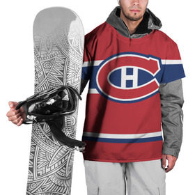 Накидка на куртку 3D с принтом Montreal Canadiens в Санкт-Петербурге, 100% полиэстер |  | Тематика изображения на принте: hockey | montreal canadien | nhl | нхл | спорт | хоккей