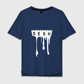 Мужская футболка хлопок Oversize с принтом Bones в Санкт-Петербурге, 100% хлопок | свободный крой, круглый ворот, “спинка” длиннее передней части | sesh | реп | рэп
