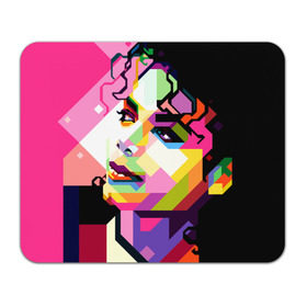 Коврик прямоугольный с принтом Майкл Джексон в Санкт-Петербурге, натуральный каучук | размер 230 х 185 мм; запечатка лицевой стороны | michael jackson | майкл джексон | поп арт | портрет