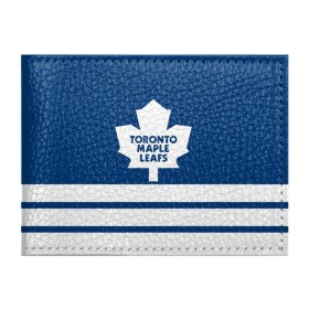 Обложка для студенческого билета с принтом Toronto Maple Leafs в Санкт-Петербурге, натуральная кожа | Размер: 11*8 см; Печать на всей внешней стороне | Тематика изображения на принте: hockey | nhl | toronto maple leafs | нхл | хоккей