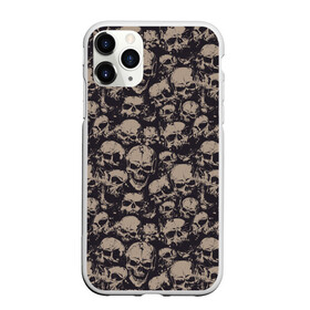 Чехол для iPhone 11 Pro матовый с принтом Черепа в Санкт-Петербурге, Силикон |  | grunge | skull | skulls | гранж | череп | черепа