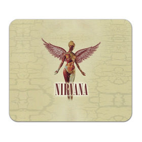 Коврик прямоугольный с принтом Nirvana в Санкт-Петербурге, натуральный каучук | размер 230 х 185 мм; запечатка лицевой стороны | cobain | curt | nirvana | rock | группа | кобейн | курт | нирвана | рок