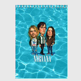 Скетчбук с принтом Шаржи группа Nirvana в Санкт-Петербурге, 100% бумага
 | 48 листов, плотность листов — 100 г/м2, плотность картонной обложки — 250 г/м2. Листы скреплены сверху удобной пружинной спиралью | cobain | curt | nirvana | rock | группа | кобейн | курт | нирвана | рок