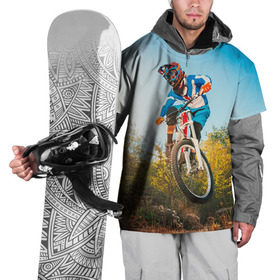 Накидка на куртку 3D с принтом МТБ в Санкт-Петербурге, 100% полиэстер |  | extreme | вело | велосипед | маунтинбайк | мтб | экстрим