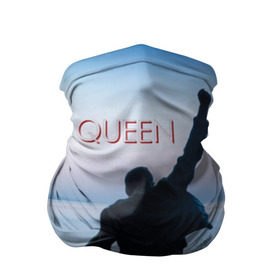 Бандана-труба 3D с принтом Queen в Санкт-Петербурге, 100% полиэстер, ткань с особыми свойствами — Activecool | плотность 150‒180 г/м2; хорошо тянется, но сохраняет форму | freddie | heavy | mercury | metal | queen | rock | квин | куин | меркури | меркюри | метал | рок | фредди меркьюри | фреди | хэви