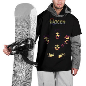 Накидка на куртку 3D с принтом Queen в Санкт-Петербурге, 100% полиэстер |  | Тематика изображения на принте: freddie | heavy | mercury | metal | queen | rock | квин | куин | меркури | меркюри | метал | рок | фредди меркьюри | фреди | хэви