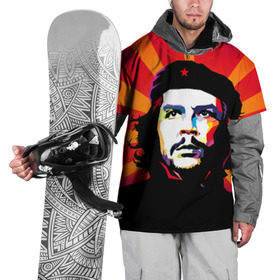 Накидка на куртку 3D с принтом Че Гевара в Санкт-Петербурге, 100% полиэстер |  | Тематика изображения на принте: куба | поп арт | революционер | чегевара