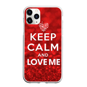 Чехол для iPhone 11 Pro матовый с принтом Love me в Санкт-Петербурге, Силикон |  | Тематика изображения на принте: 14 февраля | love | love is | love me | валентин | влюбленный | день святого валентина | люби меня | любовь | милый | святой | сердечко | сердце