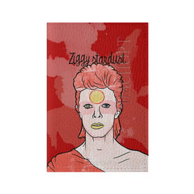Обложка для паспорта матовая кожа с принтом Ziggy Stardust в Санкт-Петербурге, натуральная матовая кожа | размер 19,3 х 13,7 см; прозрачные пластиковые крепления | Тематика изображения на принте: bowie | david | ziggy stardust | боуи | дэвид | музыкант | певец | рок