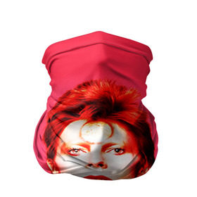 Бандана-труба 3D с принтом Ziggy Stardust в Санкт-Петербурге, 100% полиэстер, ткань с особыми свойствами — Activecool | плотность 150‒180 г/м2; хорошо тянется, но сохраняет форму | bowie | david | ziggy stardust | боуи | дэвид | музыкант | певец | рок