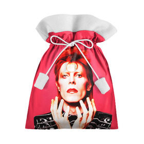 Подарочный 3D мешок с принтом Ziggy Stardust в Санкт-Петербурге, 100% полиэстер | Размер: 29*39 см | Тематика изображения на принте: bowie | david | ziggy stardust | боуи | дэвид | музыкант | певец | рок