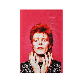 Обложка для паспорта матовая кожа с принтом Ziggy Stardust в Санкт-Петербурге, натуральная матовая кожа | размер 19,3 х 13,7 см; прозрачные пластиковые крепления | bowie | david | ziggy stardust | боуи | дэвид | музыкант | певец | рок