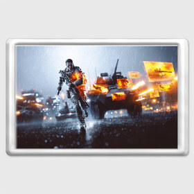Магнит 45*70 с принтом Battlefield 4 в Санкт-Петербурге, Пластик | Размер: 78*52 мм; Размер печати: 70*45 | 