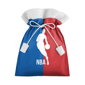 Подарочный 3D мешок с принтом Эмблема NBA в Санкт-Петербурге, 100% полиэстер | Размер: 29*39 см | Тематика изображения на принте: basketball | nba | баскет | баскетбол | баскетбольный | нба | спорт | эмблема
