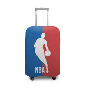 Чехол для чемодана 3D с принтом Эмблема NBA в Санкт-Петербурге, 86% полиэфир, 14% спандекс | двустороннее нанесение принта, прорези для ручек и колес | Тематика изображения на принте: basketball | nba | баскет | баскетбол | баскетбольный | нба | спорт | эмблема