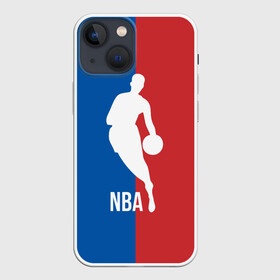 Чехол для iPhone 13 mini с принтом Эмблема NBA в Санкт-Петербурге,  |  | Тематика изображения на принте: basketball | nba | баскет | баскетбол | баскетбольный | нба | спорт | эмблема