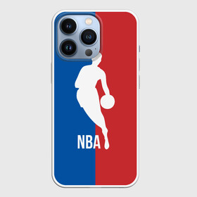 Чехол для iPhone 13 Pro с принтом Эмблема NBA в Санкт-Петербурге,  |  | Тематика изображения на принте: basketball | nba | баскет | баскетбол | баскетбольный | нба | спорт | эмблема