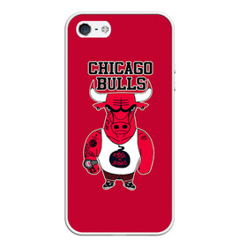 Чехол для iPhone 5/5S матовый с принтом Chicago bulls в Санкт-Петербурге, Силикон | Область печати: задняя сторона чехла, без боковых панелей | basketball | chicago | chicago bulls | nba | баскет | баскетбол | баскетбольный | булс | нба | спорт | чикаго | чикаго булс