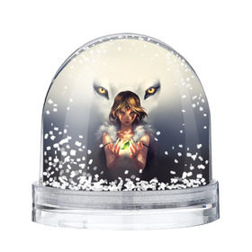Снежный шар с принтом Мононоке и глаза в Санкт-Петербурге, Пластик | Изображение внутри шара печатается на глянцевой фотобумаге с двух сторон | волк | классика | лес | мононоке | фэнтези | хидео | хит