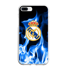 Чехол для iPhone 7Plus/8 Plus матовый с принтом Real Madrid в Санкт-Петербурге, Силикон | Область печати: задняя сторона чехла, без боковых панелей | madrid | real | мадрид | реал | футбол