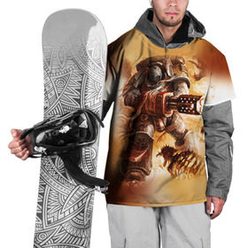 Накидка на куртку 3D с принтом Серый рыцарь в Санкт-Петербурге, 100% полиэстер |  | Тематика изображения на принте: 40000 | 40k | grey knight | warhammer | вархаммер | ваха | серый рыцарь