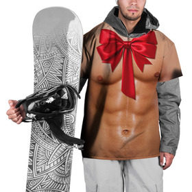 Накидка на куртку 3D с принтом Твой подарок в Санкт-Петербурге, 100% полиэстер |  | Тематика изображения на принте: body | man body
подарок | бант | голое тело | идеальное | мужское тело | подарок жене | подарок мужу | пресс | спорт | тело | торс